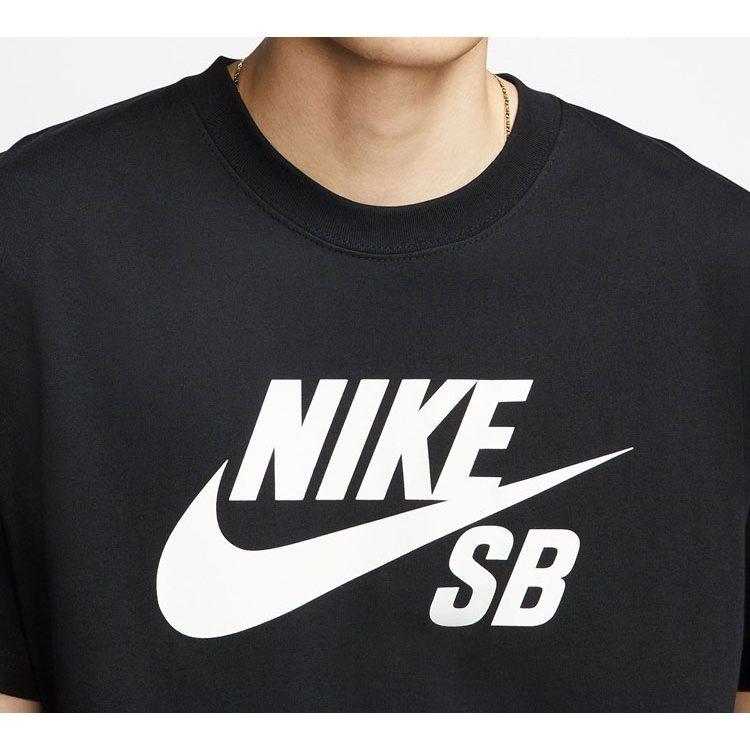 Nike T Shirts Men's Black Crew Neck Moderate Straight Fit CV7540-010