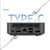Zcela nový vlastní Mini PC N95 s čtyřjádrovým procesorem pro hraní her, 8 GB + 256 GB DDR4 Mini PC pro hry, Mini Host Stolní počítač