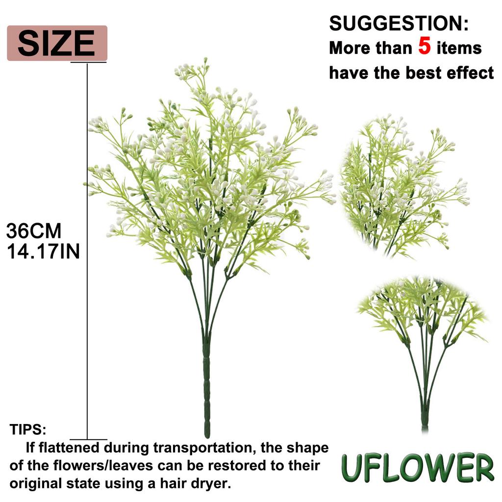 1PC Artificial Plants Simulation Small Snow Fruit Plant Home Wedding Party Decor DIY Wreath Arch Accessories Christmas Decor