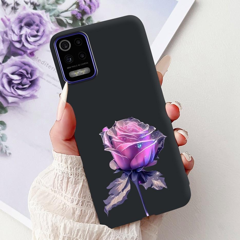 For LG K52 K62 2020 Case LM-K520 LM-K525 Stylish Love Heart Painted Cover Soft TPU Phone Case For LG K62 K 52 LGK52 LGK62 Fundas