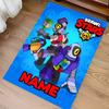 Custom Personalization Brawl Stars Print Area Rug - Soft, Washable Non-Slip Indoor Mat,Living Room,Home&Office Decorative Rug