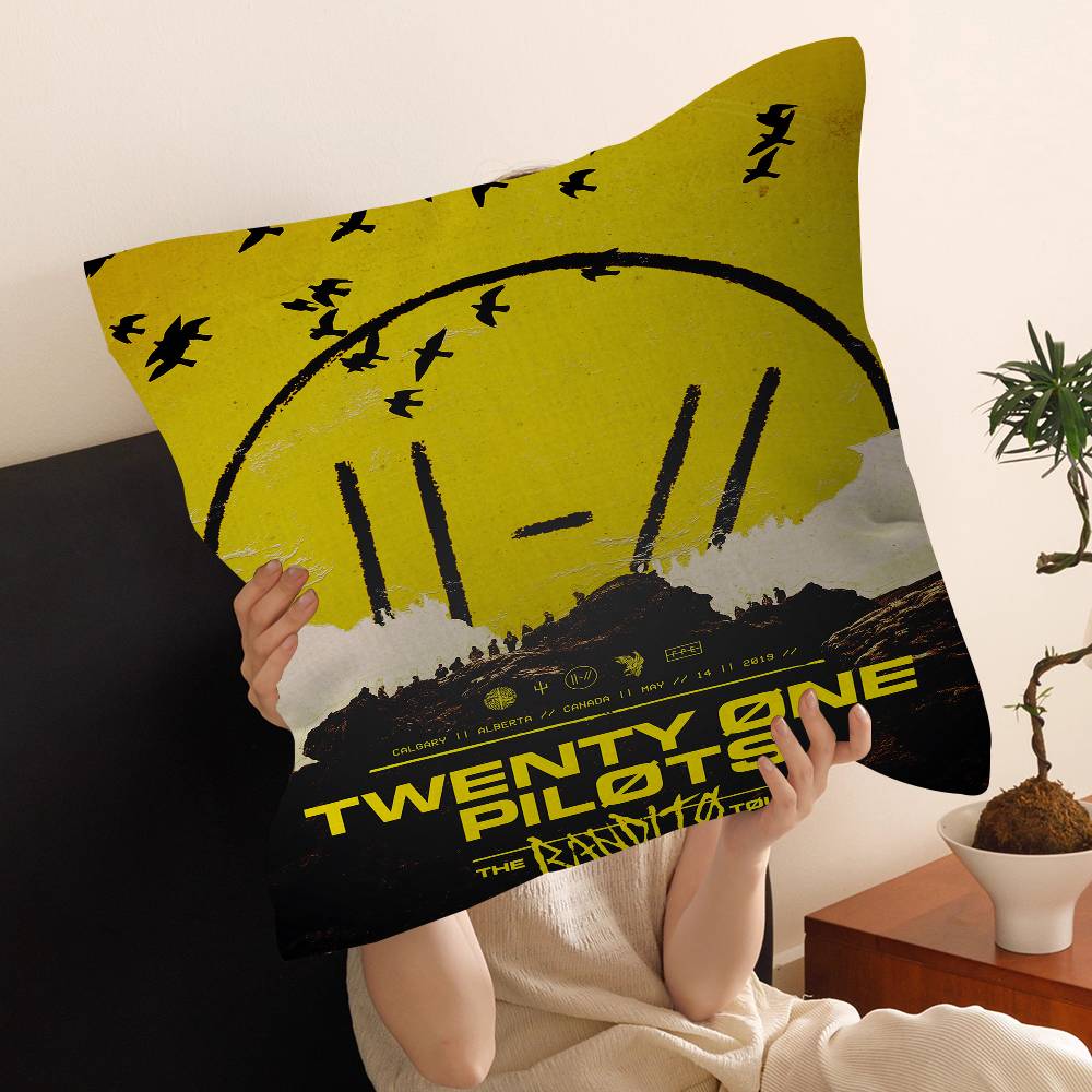 T-Twenty One Pilots Pillow Cover Design Cushion Cover Decor Holiday Decorati