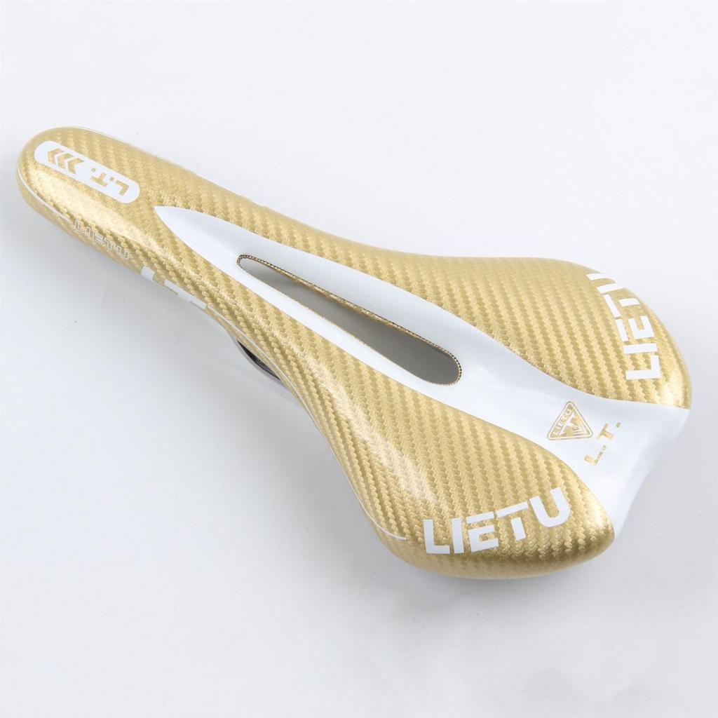 Mountain Bike Carbon Pattern Bicycle Saddle Seat Cushion 3621