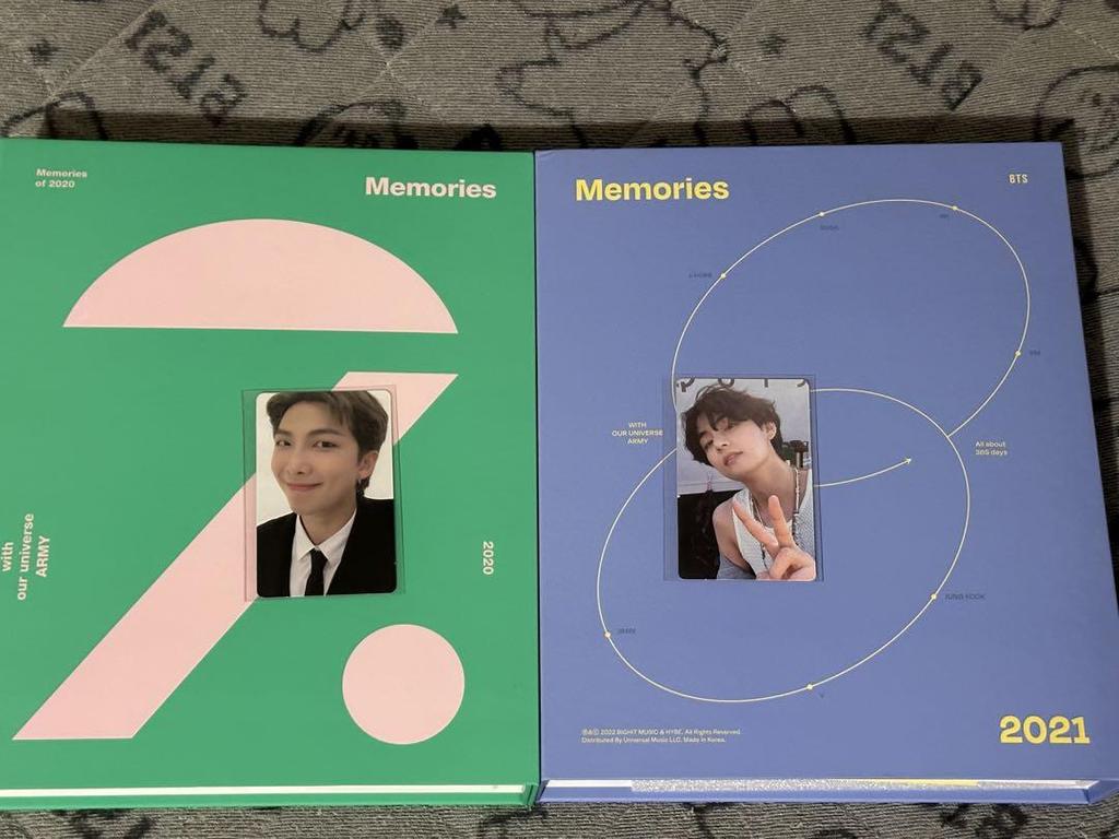 [USED] BTS Memories DVD 2020 RM 2021 Taehyung No Missing Parts