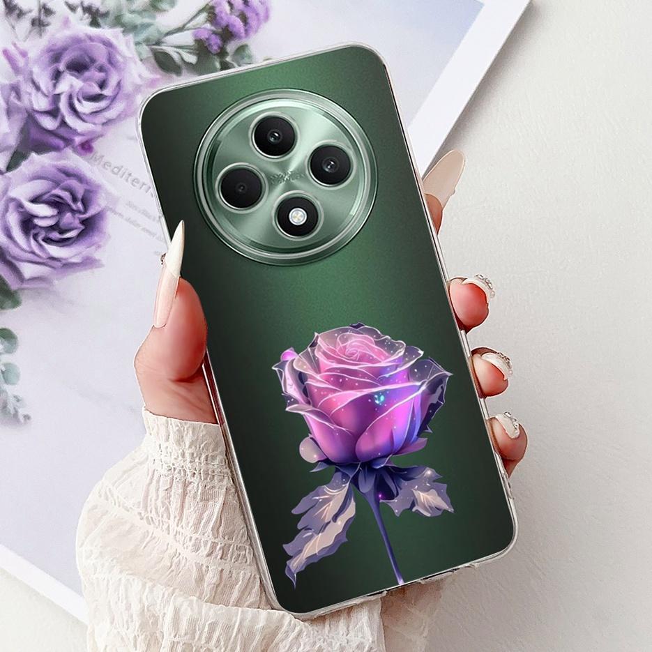 For Oppo Reno 12F 4G Case CPH2687 Stylish Butterfly Painted Cover Soft Silicone Case For Oppo Reno12 F Reno 12 FS Reno12F Bumper