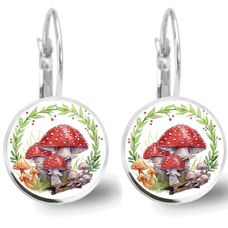 Fashion Earring Y2K Vintage Marigold Time Gem Flower Ear Buckle