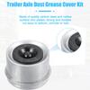 uxcell Trailer Axle Dust Cap Cup Cover Compatible with Dexter EZ Lube Trailer