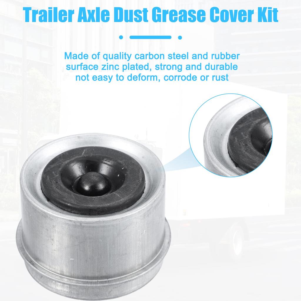 uxcell Trailer Axle Dust Cap Cup Cover Compatible with Dexter EZ Lube Trailer
