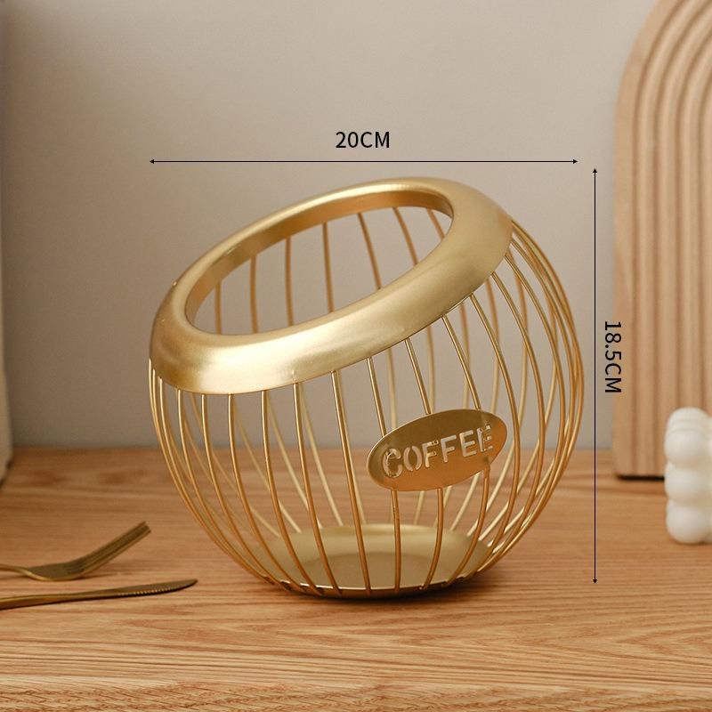 Creative Fruit Basket Storage Basket Desktop Decoration Coffee Table Snacks Dried Fruit and Candy Storage Convenient Practical