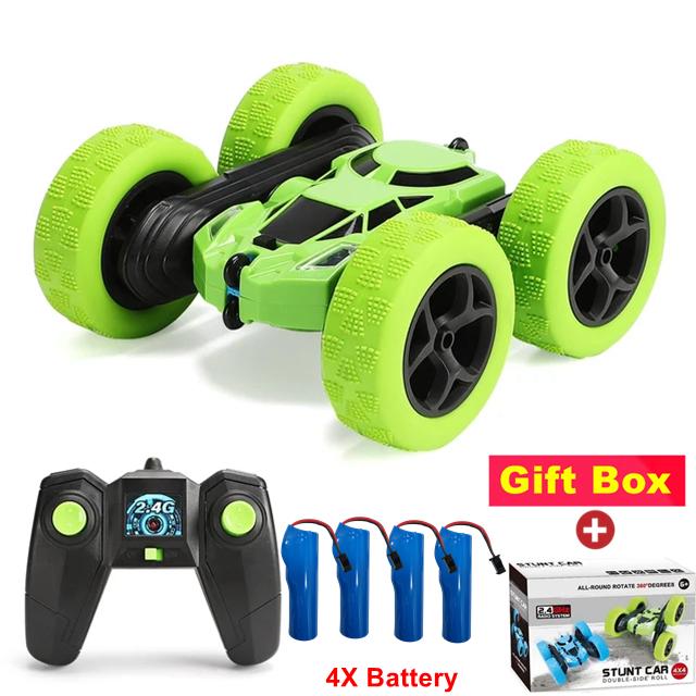 Remote Control Vehicle Fast Stunt Rc Car Double Sided 360 Rotating Truck High Speed Off Road 4x4 Cars Toy Gift For Boy Girl
