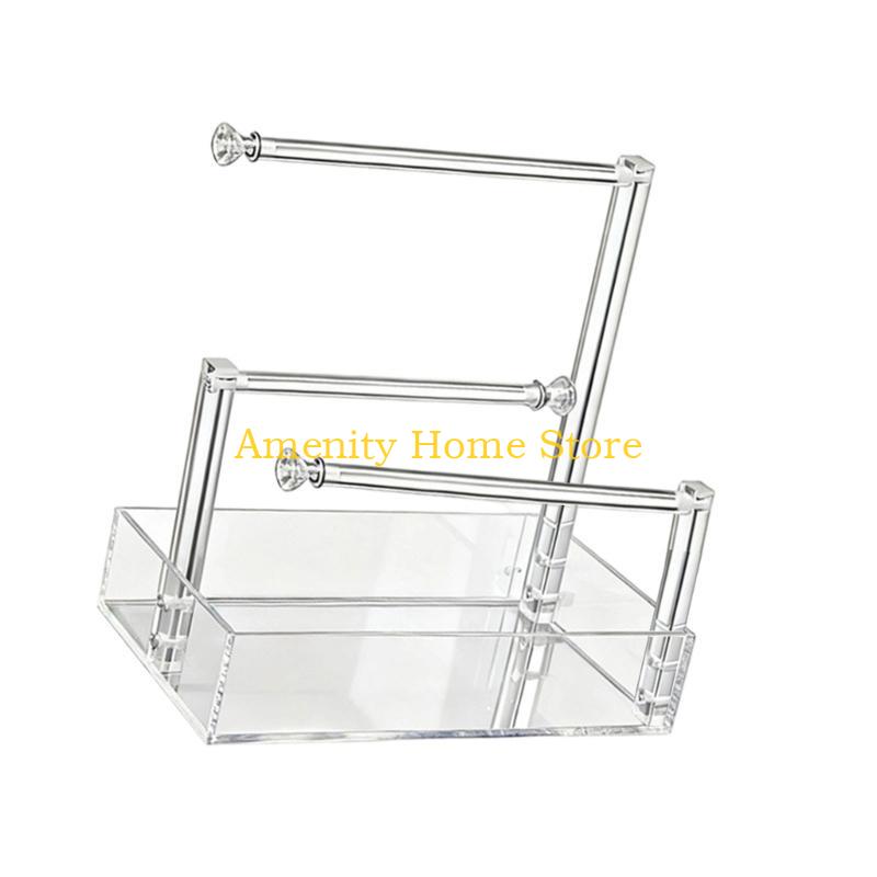 F26C Praktische Haushalts-Armband-Organizer-Box Klare Komponente Stabile Designs für Zuhause