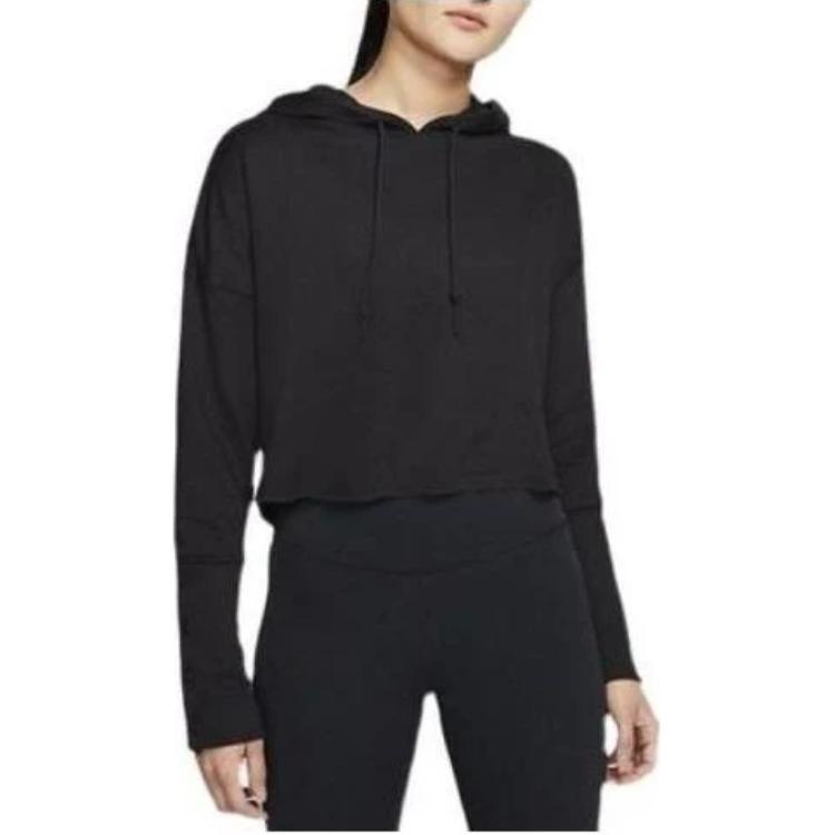 Nike Sweatshirts Women's Black Hooded Moderate Regular CJ3815-010