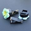 5pcs Car Air Conditioning Outlet Perfume Clip Flower Shape Ornament Air Vent Personalized Interior Decoration Accessories