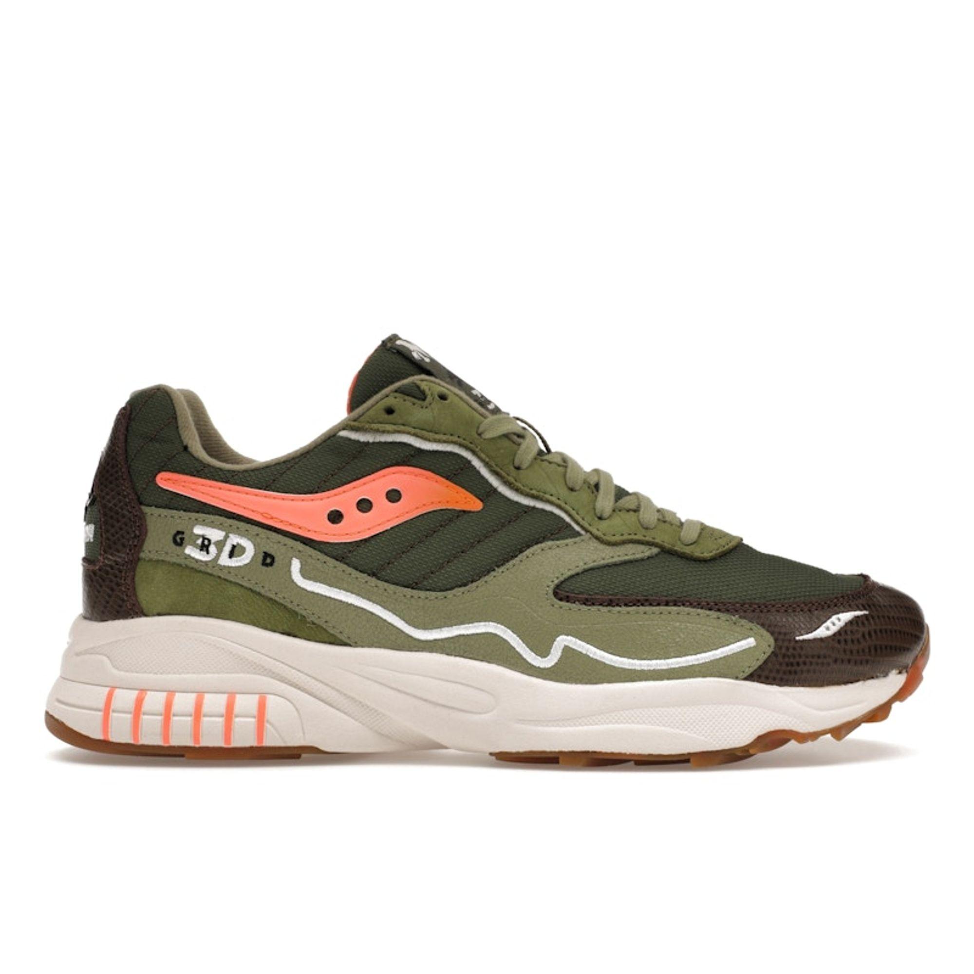 

Saucony Maybe Tomorrow x 3D Grid Hurricane Tortoise Unisex Sneakers Green S70682-1 42