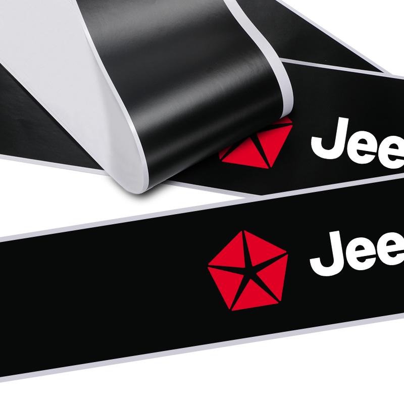 Car Front Windshield Stickers Front and Rear Decorative Emblem for Jeep Grand Cherokee Wrangler Renegade Compass Patriot Liberty