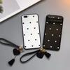 Cord Love Heart PU Leather Rope Keychain Mobile Phone Strap Mobile Phone Lanyard Cell Phone Lanyard