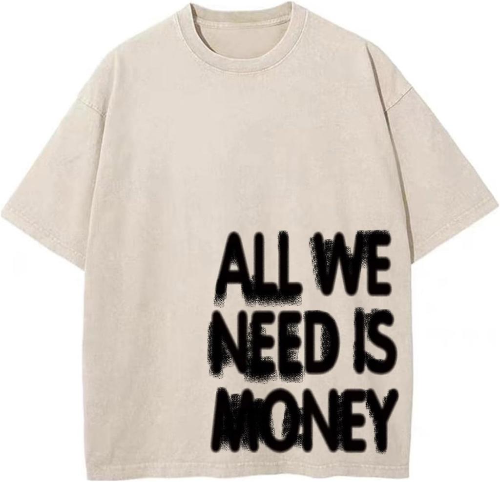 Pánská nadměrná trička s grafikou Streetwear Volná trička Y2k Vintage Kyselý wash Bavlněné tričko Harajuku Grunge tričko Pánské