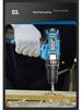 Rechargeable Multi-Function Electric Hand Drill with Impact and Screwdriver Features