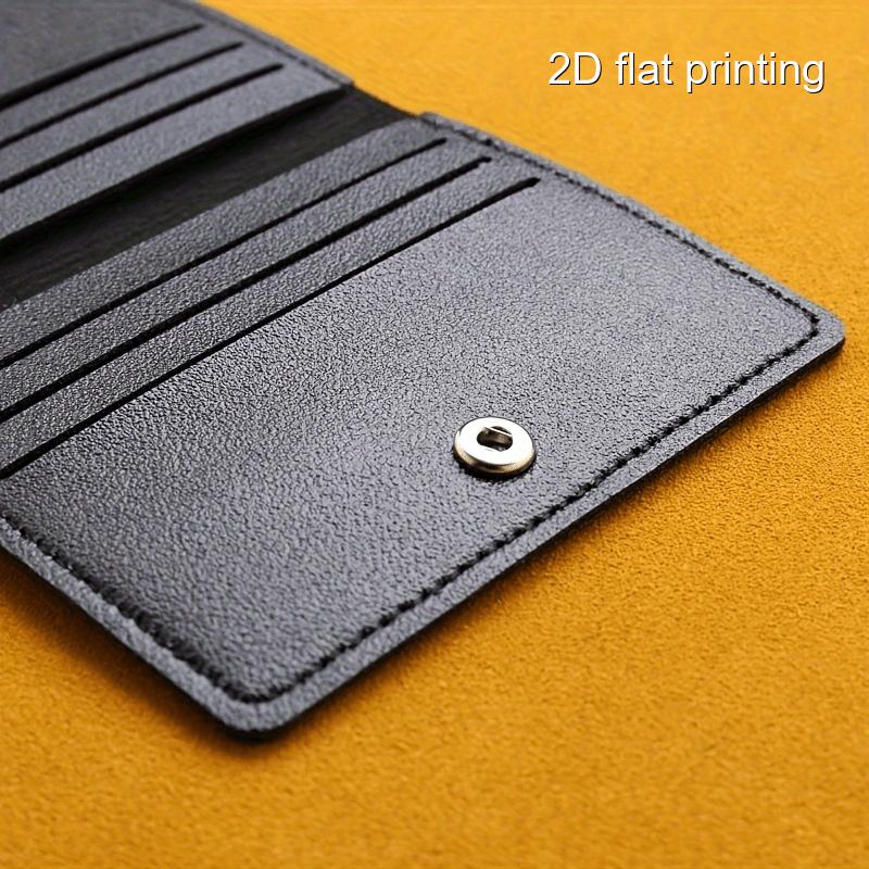 1pc Minimalist Ultra-Thin Solid Color Men's Card Holder with Multiple Card Slots, Card Wallet for Daily Casual Use, Unisex Coin Purse