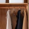 Natural Wood Hanger for Coat Thickening Widen Wood Clothes Hangers Clothes Store Display Hanging Rack Wardrobe Storage Organizer