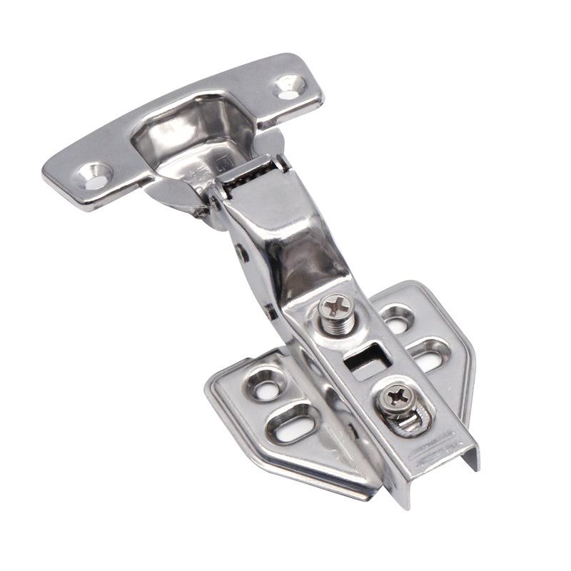 304 Stainless Steel Soft Close Hydraulic Cabinet Hinges - Thickened, Two-Stage Force for Furniture