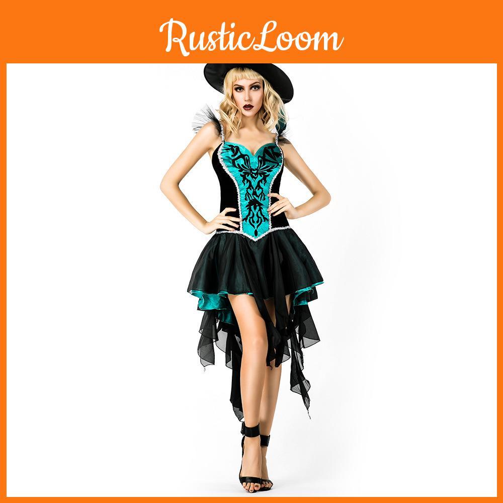 Premium Quality Witch Cosplay Costume For Women With Embroidered Detailing For Events