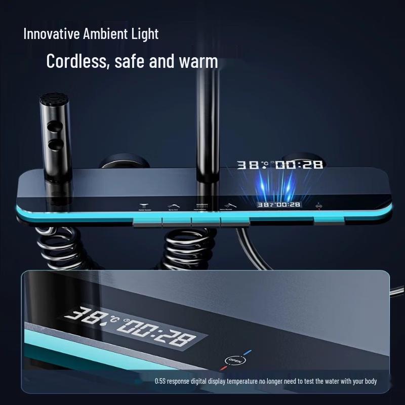 Smart Thermostatic Digital Shower Faucet Set