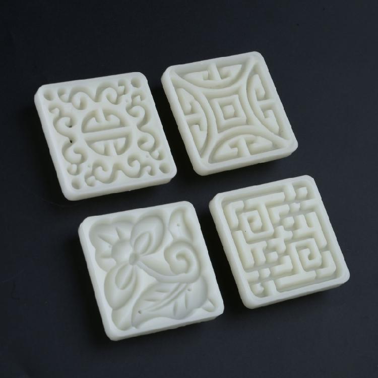 Convenient Festival Mooncakes Stamp Set with Pattern Manual Mooncakes Press Molds for Traditional Festival Celebration