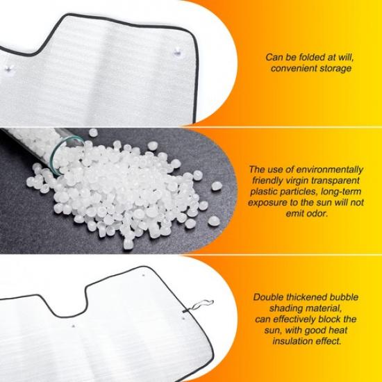 Car Sun Shade Windshield Window Sunshade Cover For Volvo XC90 2016-24