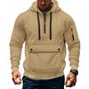 Trendy Innovative Sweatshirt Autumn and Winter Men's Fleece Loose Large Pocket Large Zipper Hoodie