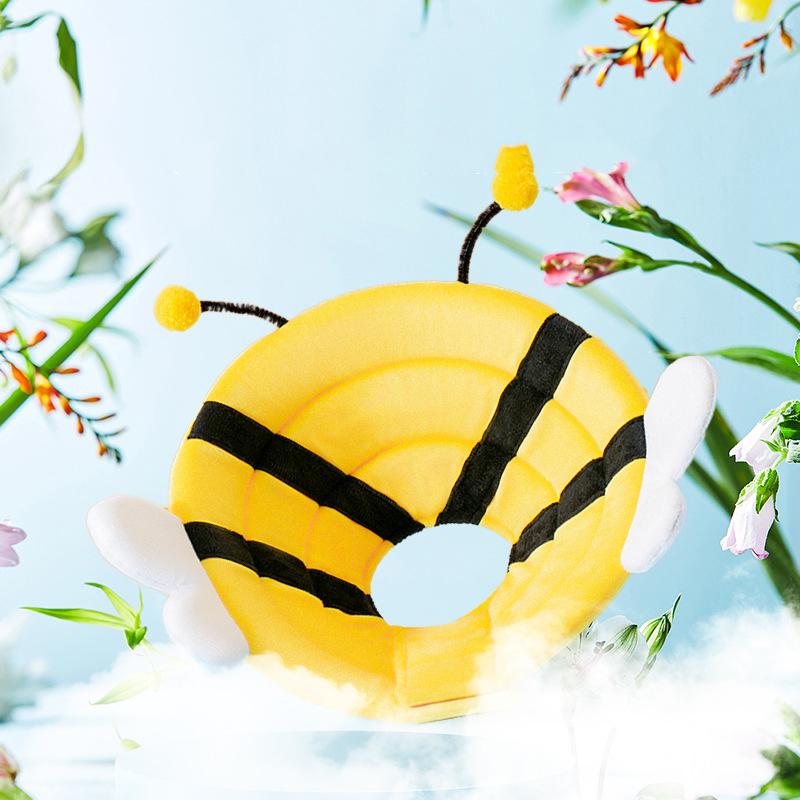 Haustier Elizabeth Kreis Katzenpfosten Postoperativ Anti-Leck- und Anti-Biss-Schutz-Kopfabdeckung Hund Weicher Halsring Schutzkonus Halsband