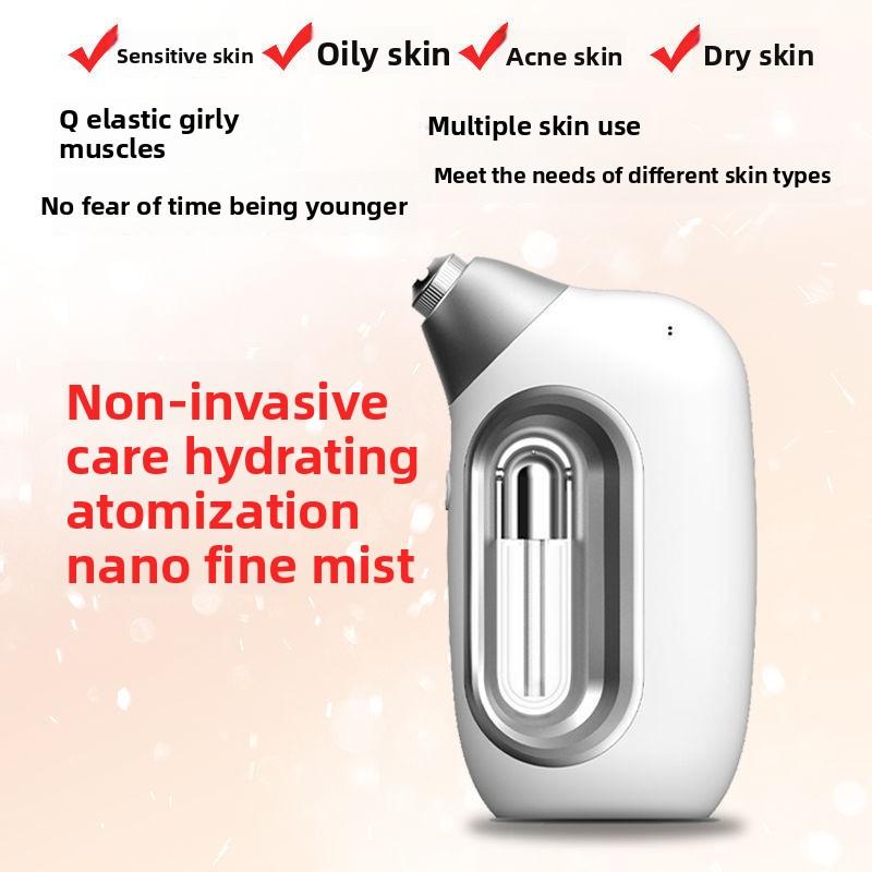New Nano High Pressure Oxygen Injection Instrument Hydrating Instrument Spray Household Handheld Portable Beauty Instrument
