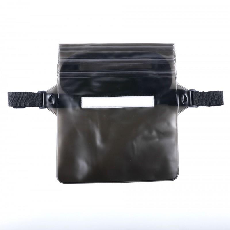 PVC Waterproof Phone Pouch Swimming Beach Rafting Outdoor Sports - Frosted Transparent Triple-Layer Waist Pack