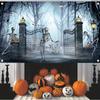 1 Piece Halloween Decoration Banner Indoor and Outdoor Horror Party Decoration Halloween Happy Photo Booth Supplies