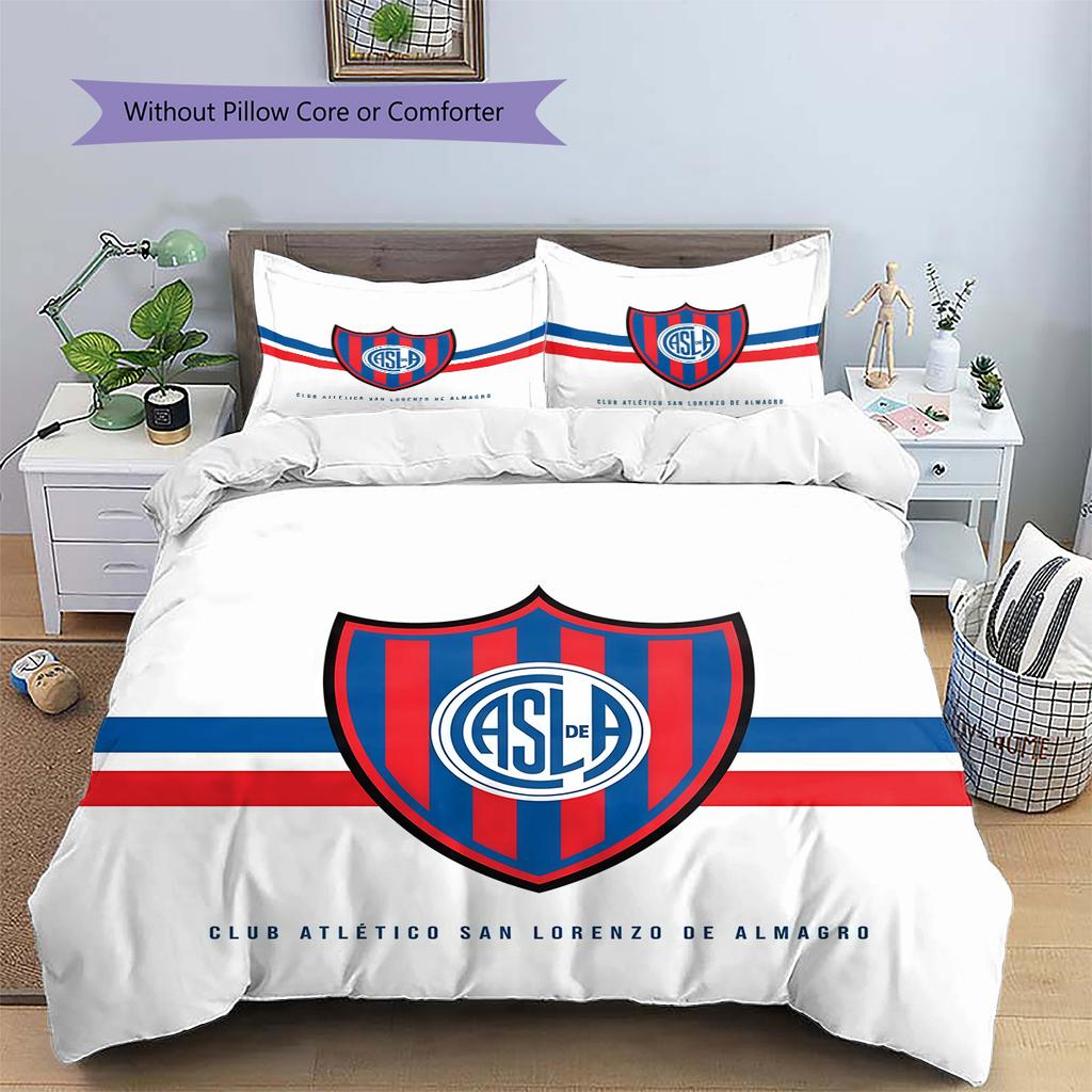 San Lorenzo de Almagro2 Pattern Bedding Quilt Set Home Decoration Gift (1 * duvet cover + 2 * pillowcase without core)