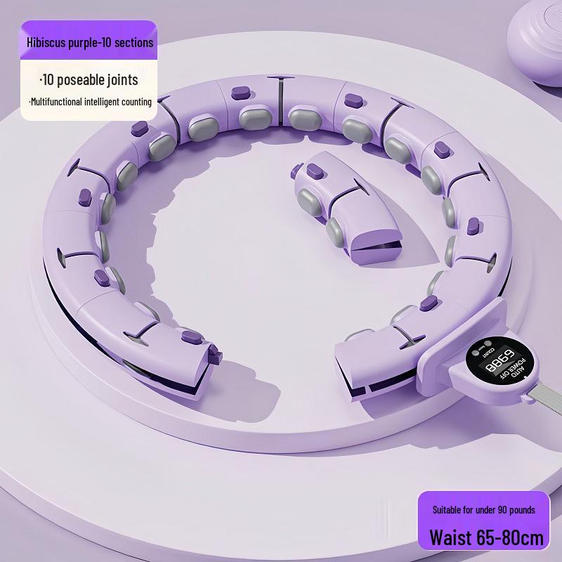 Inteligentne liczenie Hula Hoop: Damski Cichy, Odpinany, Nieopadający Design do Redukcji Tkanki Tłuszczowej na Brzuchu