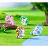 (4Pcs Magical Unicorn Miniature) Miniature Showpiece Set for Home Decor,Car Dashboard,Valentine,Living Room,Gifts Figurines,Cake Decoration Items