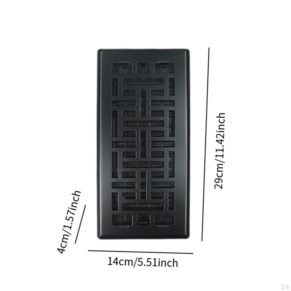 Decor Grate Floor Register Vent Cover for Cabinet, Walls, Office