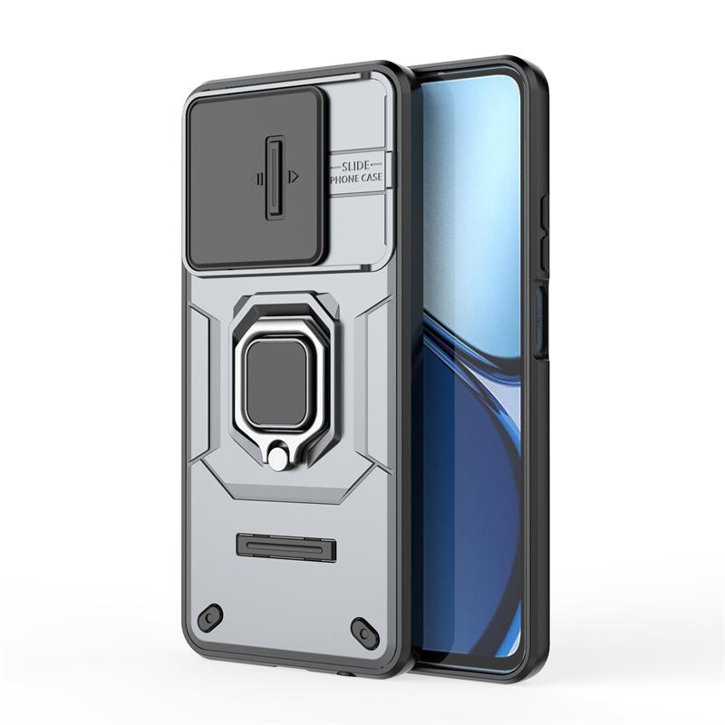 Shockproof Case For Realme C61 Case For Realme C61 Global Ring Holder Magnetic Back Cover For Realme C61 C 61 Push Window Case