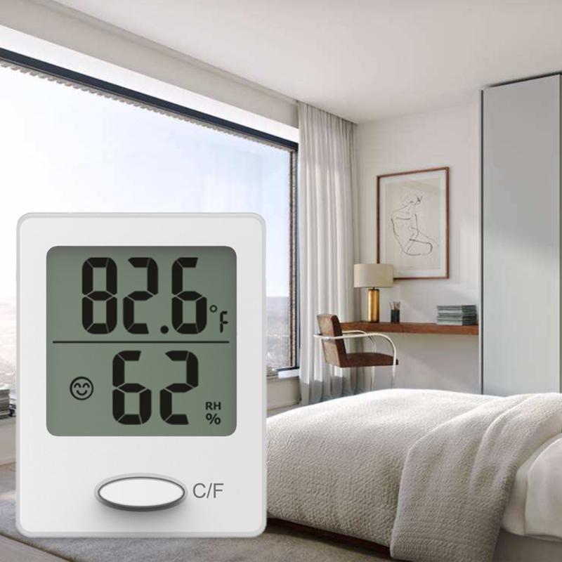 Mini Hygrometer Room Thermometer, Humidity Meters, 1.77x2.28'' Accurate Temperature Humidity Monitor Gauge for House
