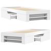 Bed Frame White 90x190 cm Particleboard
