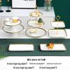 Nordic Ceramic High-Legged Dessert Display Tray