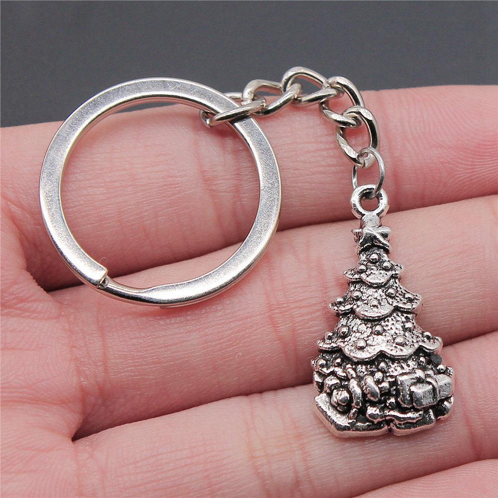 Christmas Day Holiday Festive Keychain for Men New Arrival Casual Graduation Gift Vintage Wallet Accessory