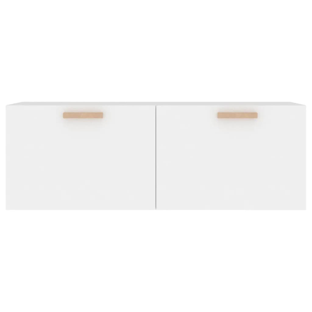 Vidaxl Wall Cabinet, White, 100X36.5X35 Cm, Wood-Based Material