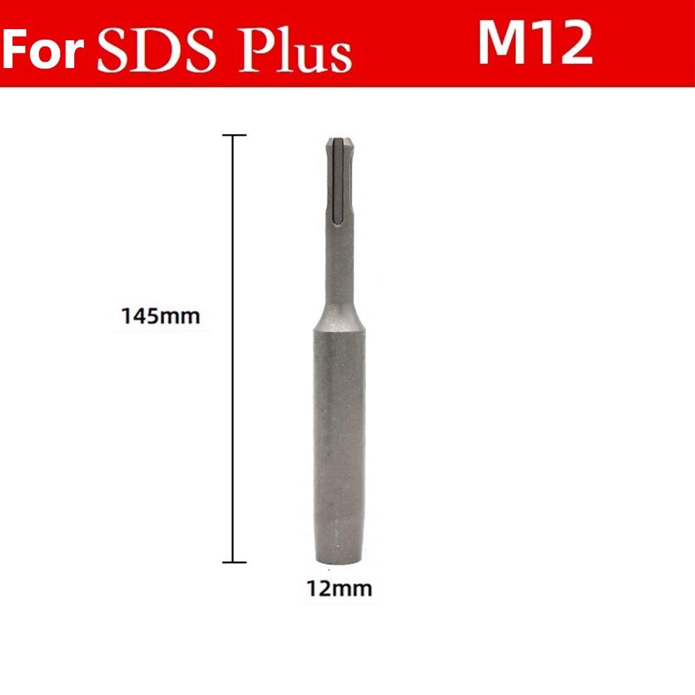 Ground Rod Driver Tools For SDS-Plus Forged Steel Drill Bit Earth Stake Grounding Rod Hardened Steel For Hammer Drill M8-M20