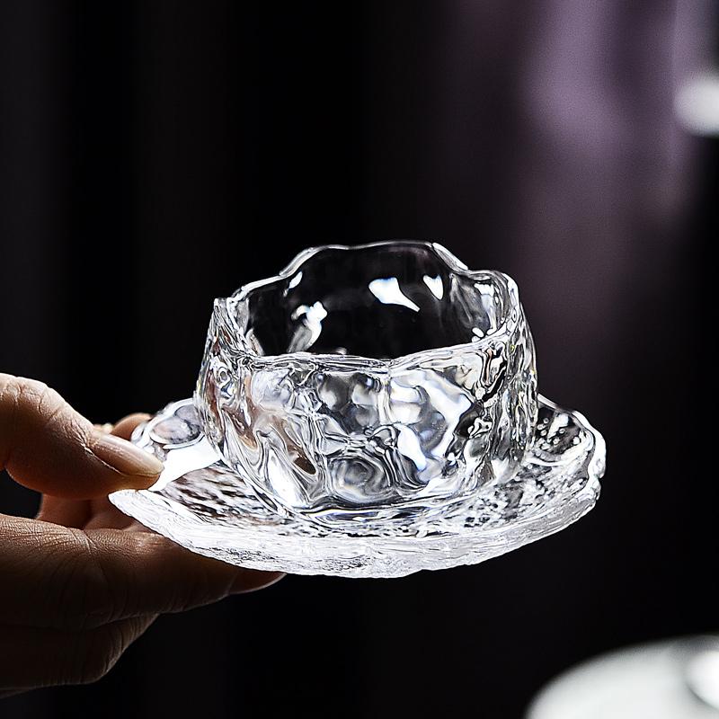 Japanese Sle Glass Tea Cup Set Small Gongfu Tea Cups Personal Dedied Sake Cups Home Use Tea Ceremony Owner Cup