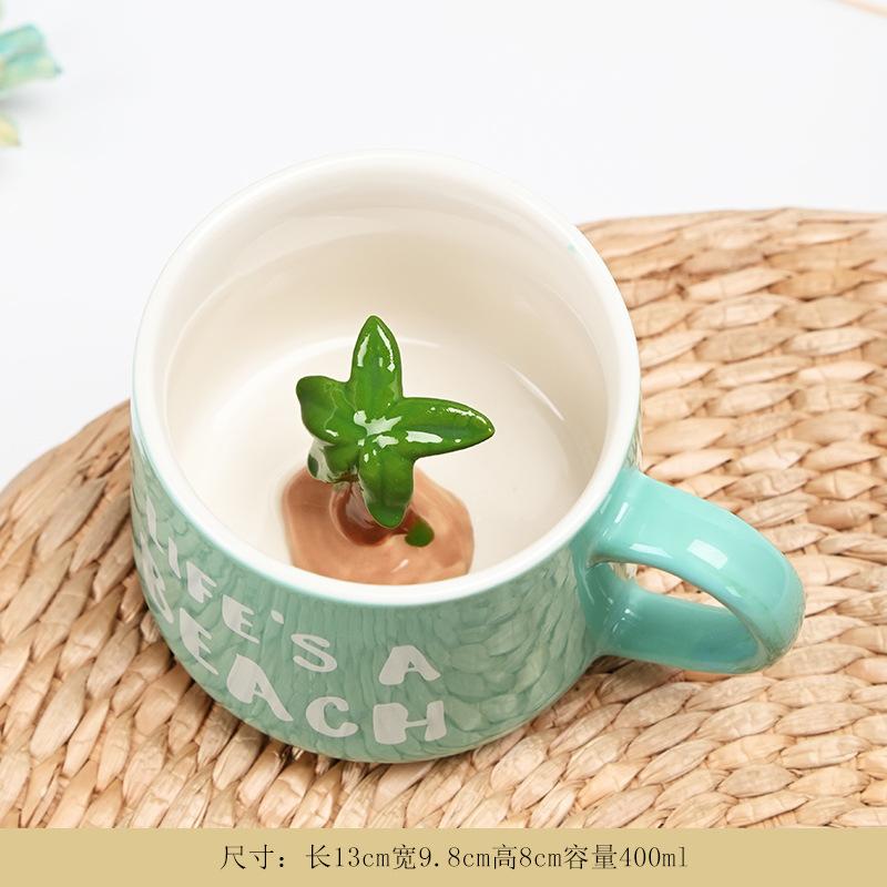 

Творческая милая керамическая кружка в форме 3D животных, чашка для молока, кофе с ручкой для подарка, домашняя кухня, посуда для напитков, многоформенные кружки 400ml