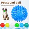 Thickened Pet Toy Sound-activated Ball for Dogs - A Round Toy with A Sound-producing Feature for Dogs To Chew and Clean Their Teeth.