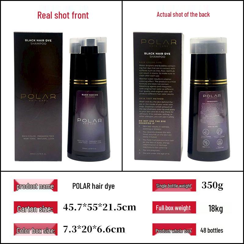 Gentle Hair Dye Shampoo for Gray Coverage