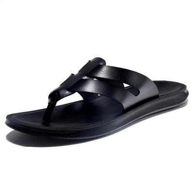 Fashion Men's High Quality Sandals Summer Men Shoes Breathable Walking Beach Slippers Outdoor Sandals Casual Fashion Male Filp Flops
